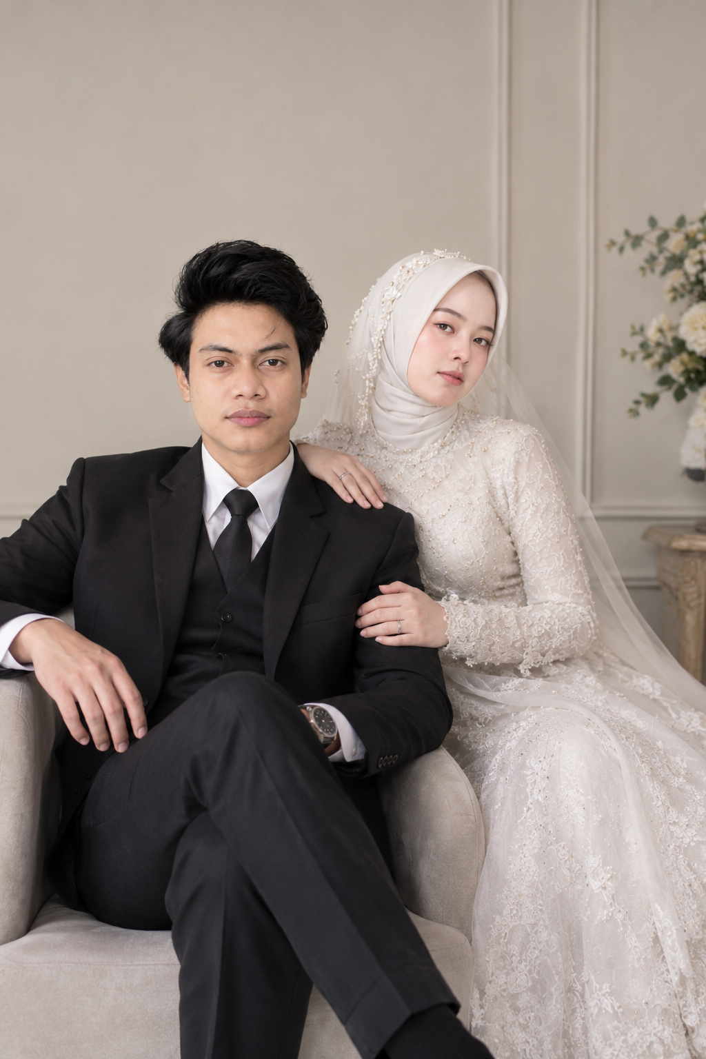 Potret pengantin wanita